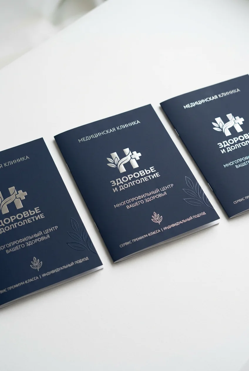 Брошюры для медицинской клиники